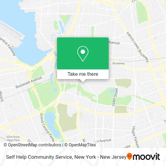 Self Help Community Service map