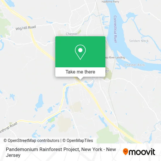 Pandemonium Rainforest Project map