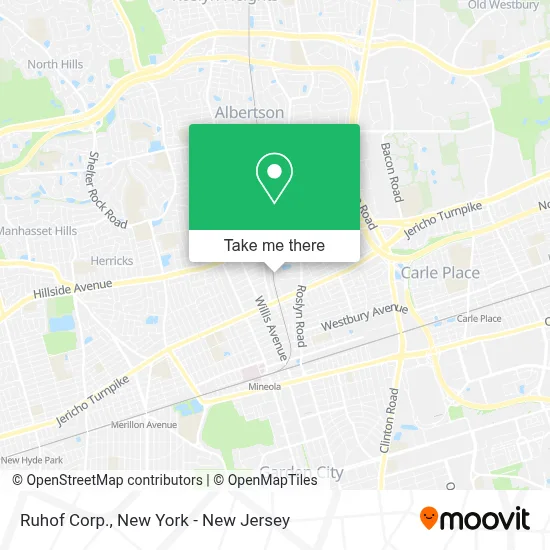 Ruhof Corp. map