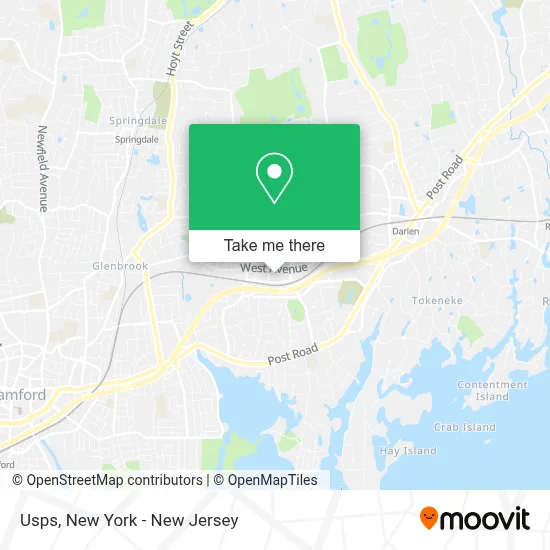 Usps map