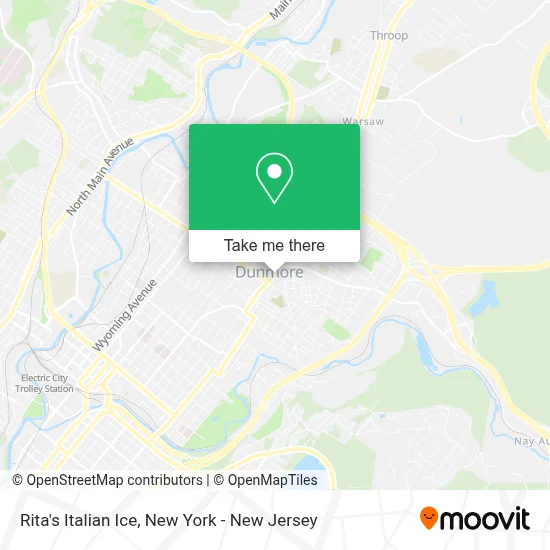 Rita's Italian Ice map