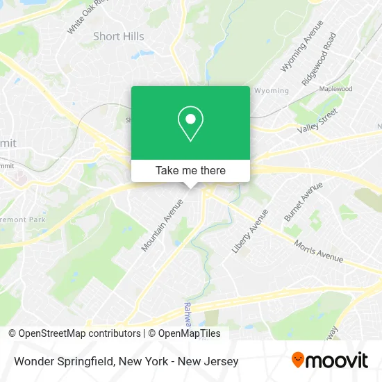 Wonder Springfield map