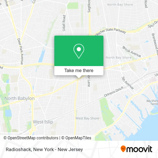 Radioshack map