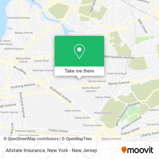 Allstate Insurance map