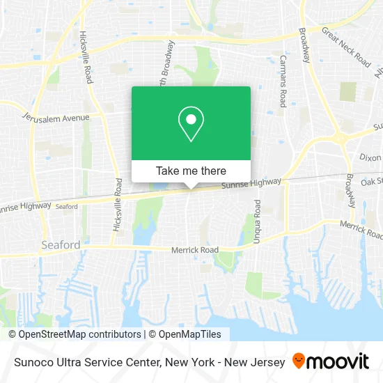 Sunoco Ultra Service Center map