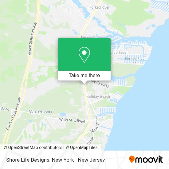 Shore Life Designs map
