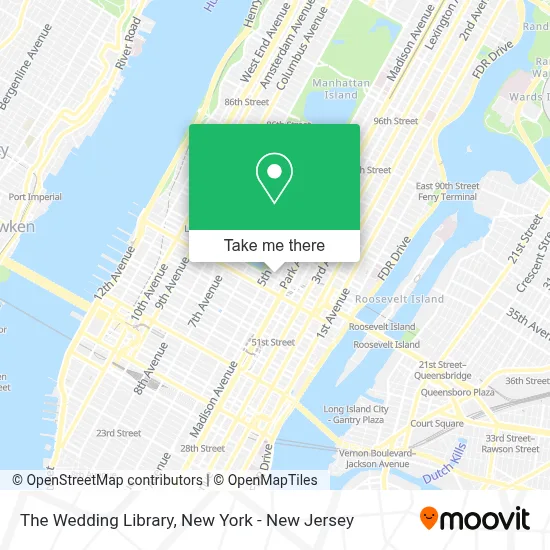 The Wedding Library map
