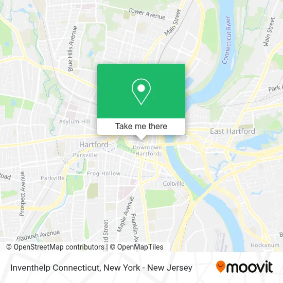 Inventhelp Connecticut map