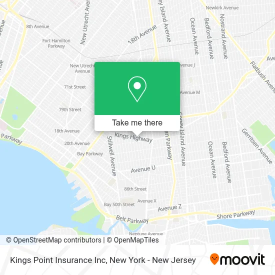 Kings Point Insurance Inc map