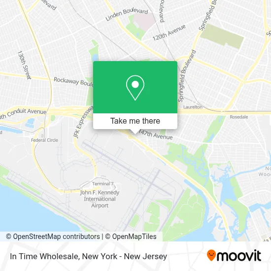 In Time Wholesale map