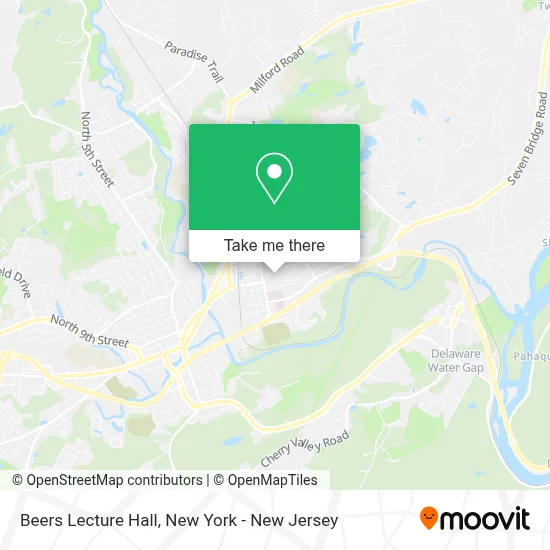 Beers Lecture Hall map