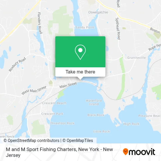 M and M Sport Fishing Charters map