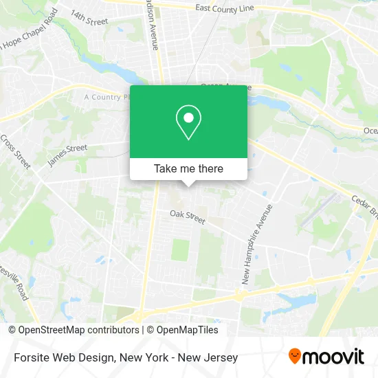 Forsite Web Design map