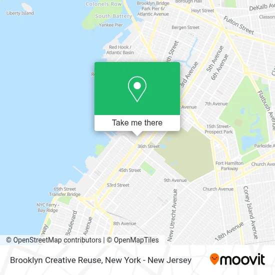 Brooklyn Creative Reuse map
