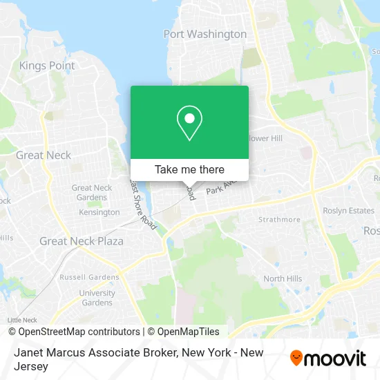Janet Marcus Associate Broker map