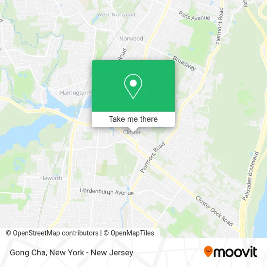 Gong Cha map