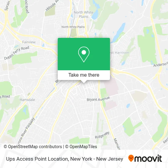 Ups Access Point Location map