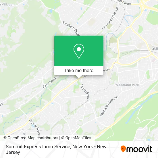 Summit Express Limo Service map