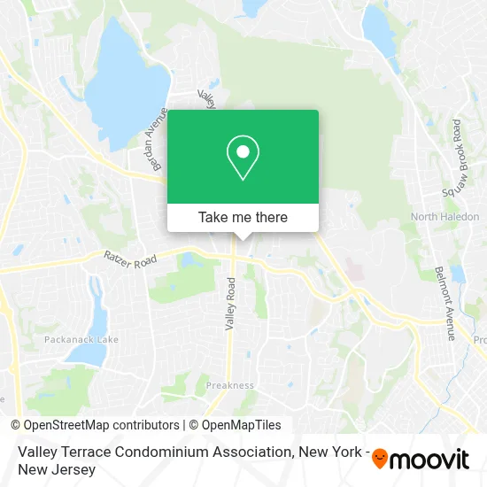 Valley Terrace Condominium Association map