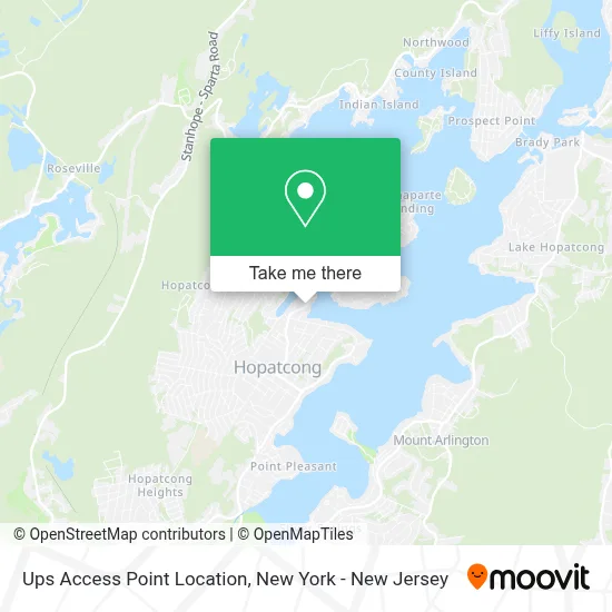 Ups Access Point Location map