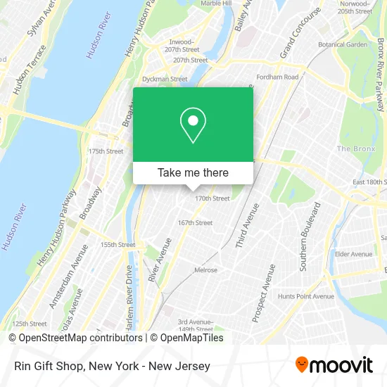 Rin Gift Shop map
