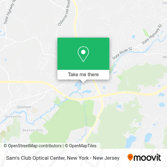 Sam's Club Optical Center map