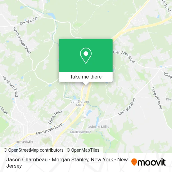Jason Chambeau - Morgan Stanley map
