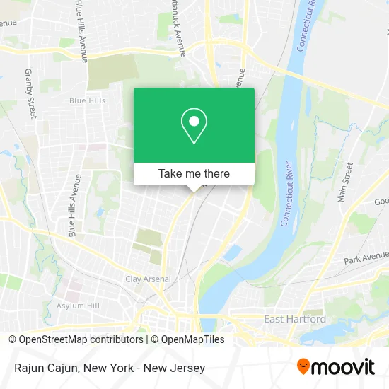 Rajun Cajun map