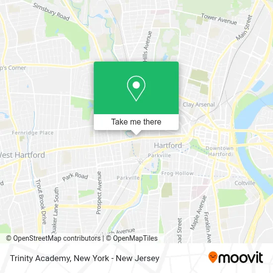 Trinity Academy map