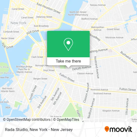 Rada Studio map