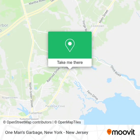 One Man's Garbage map