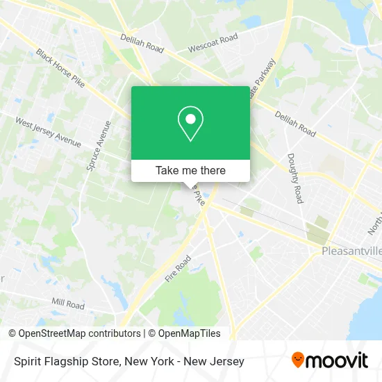 Spirit Flagship Store map