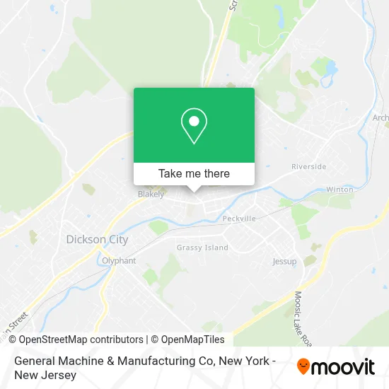 General Machine & Manufacturing Co map