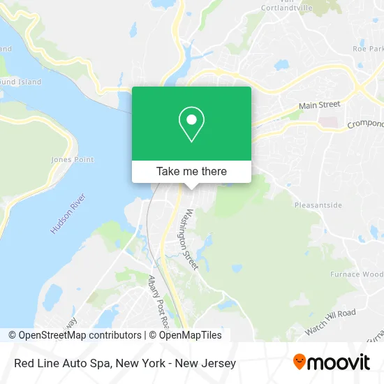 Red Line Auto Spa map