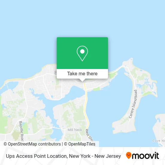 Ups Access Point Location map