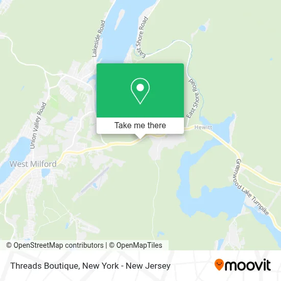 Threads Boutique map