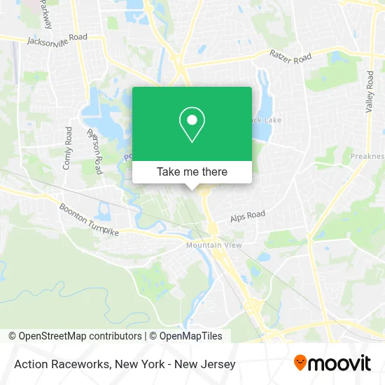 Action Raceworks map