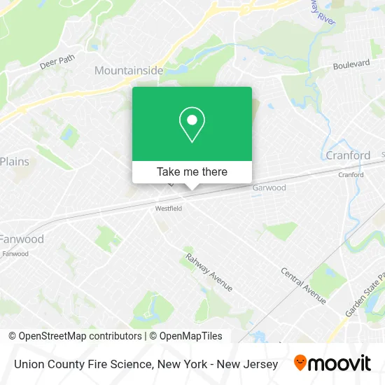 Union County Fire Science map