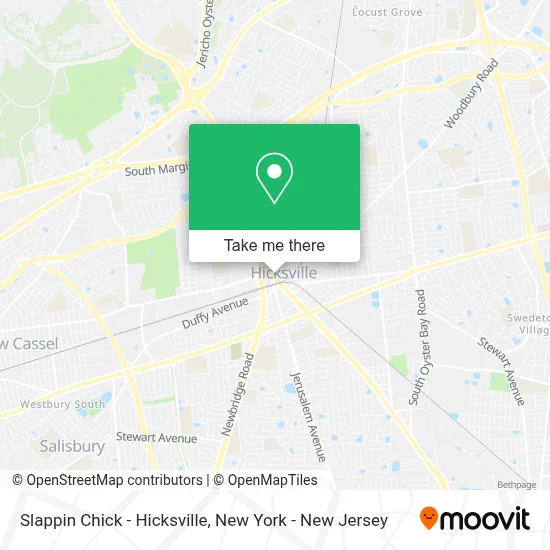 Slappin Chick - Hicksville map
