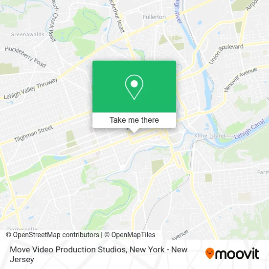 Move Video Production Studios map