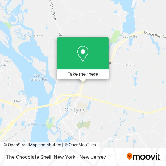 The Chocolate Shell map