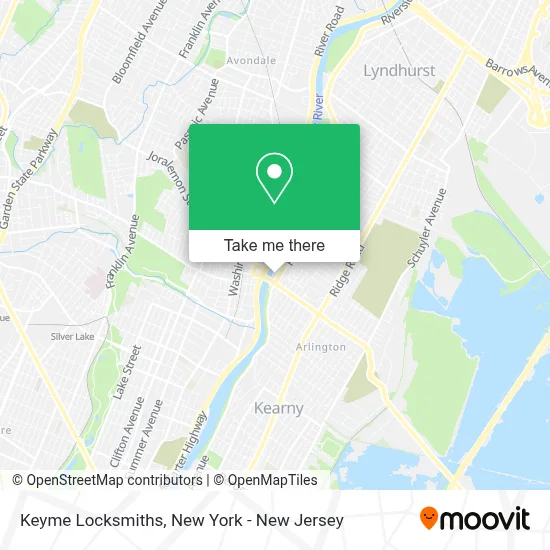 Keyme Locksmiths map