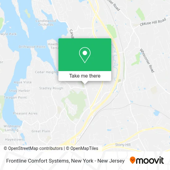 Frontline Comfort Systems map