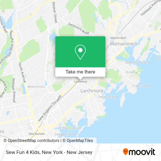 Sew Fun 4 Kids map