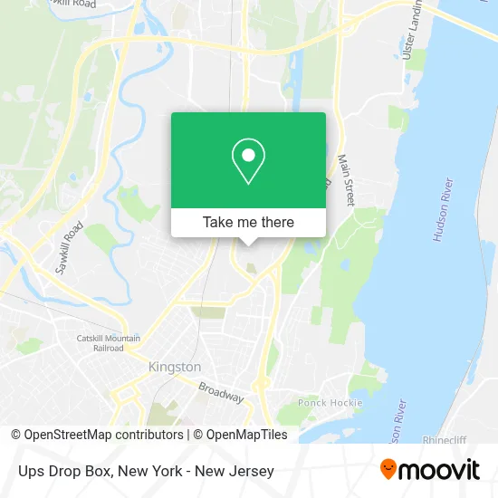 Ups Drop Box map
