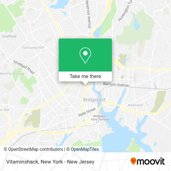 Vitaminshack map