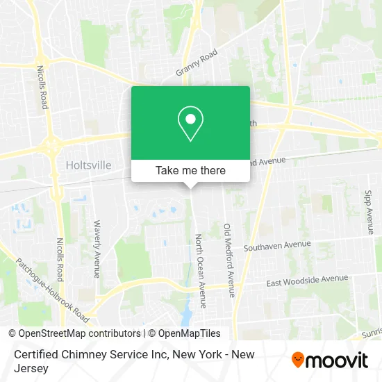 Certified Chimney Service Inc map