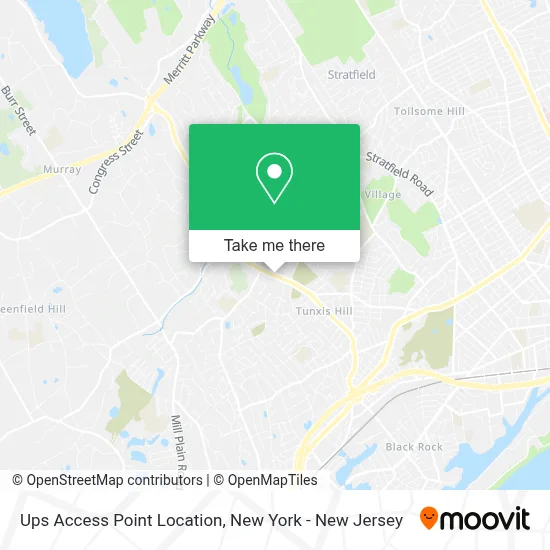 Ups Access Point Location map