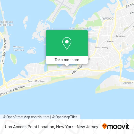 Ups Access Point Location map