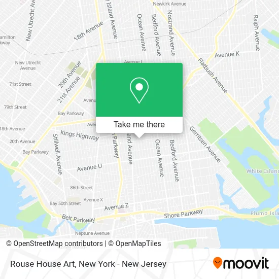 Rouse House Art map
